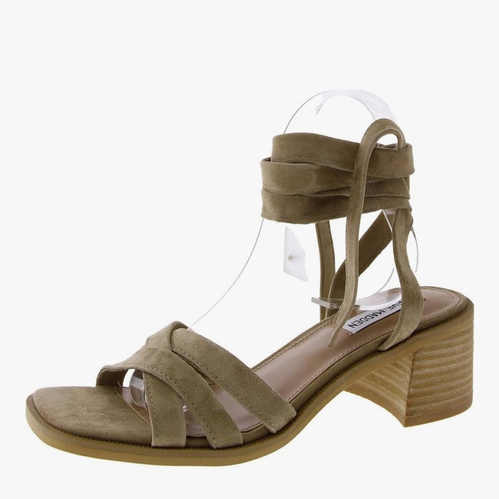 Steve Madden Taupe Suede Women's Sandals